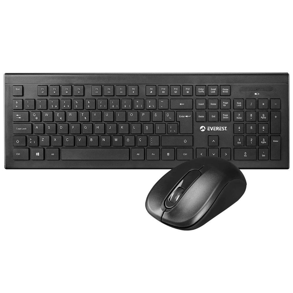 Everest KM-1435 USB Oyuncu Q Klavye + Mouse Set