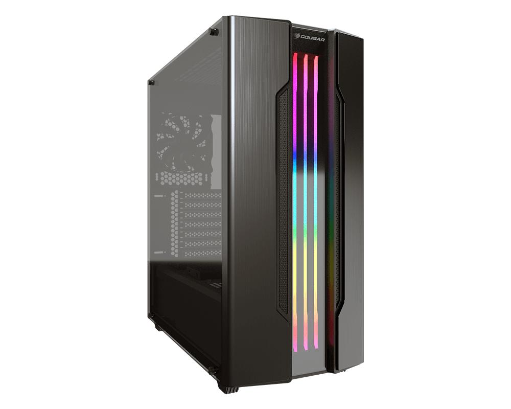 Cougar Gemini S IRON-G RGB 600W 80+ USB 3.0 Temperli Cam E-ATX Mid-Tower Gaming Kasa