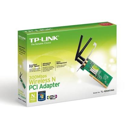Tp-Link TL-WN851ND 300Mbps 2x2dBi Kablosuz PCI Kart