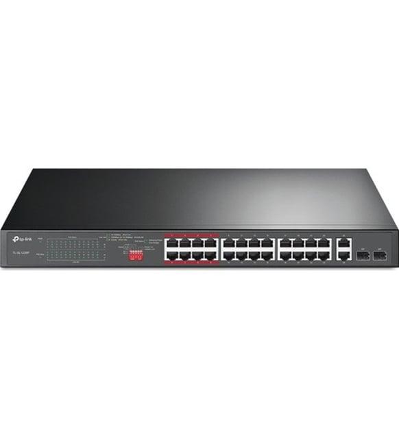 TP-LINK TL-SL1226P 24PORT 10/100 YÖNETİLEMEZ POE SWITCH