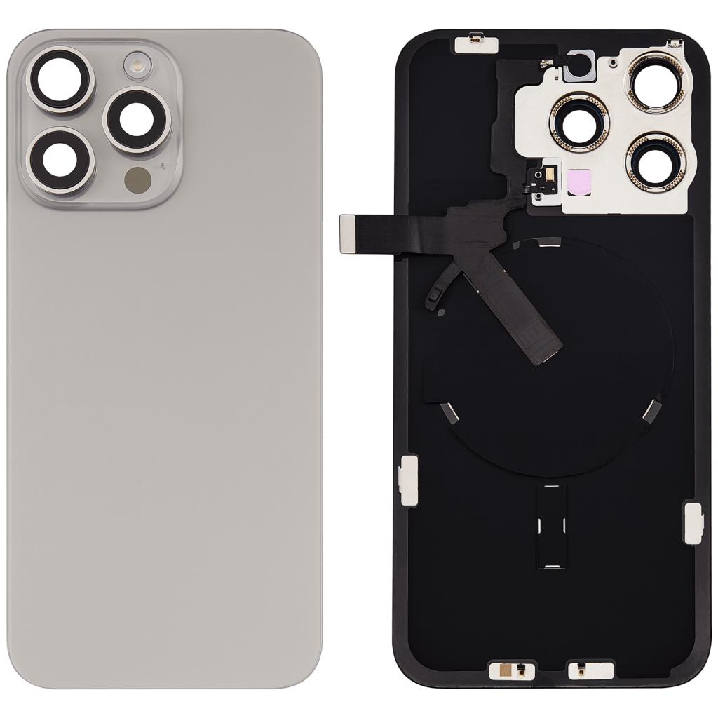 15 Pro Max Demirli Arka Cam Kapaık