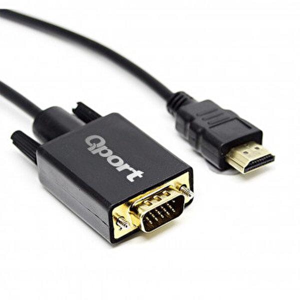 Qport Q-HVG18 Hdmı To Vga 1,8 Metre Çevirici Kablo