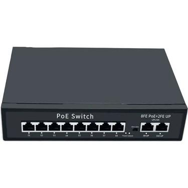 8 Port Fast Ethernet Unmanaged POE Switch