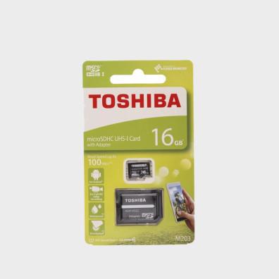 Toshiba 16 GB Micro SDHC UHS-1 THN-M203K0160EA Hafıza Kartı