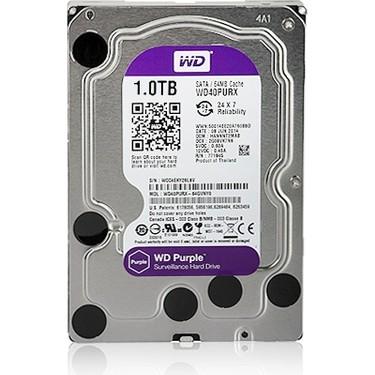Western Digital Purple WD10PURZ 1TB 5400RPM Sata 3 64MB 3.5" Sabit Harddisk
