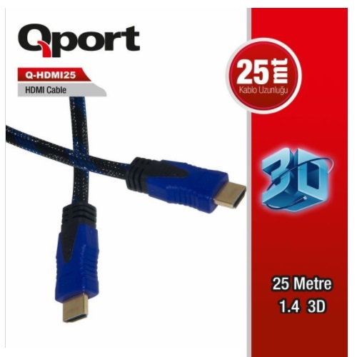 Qport Q-HDMI25 25m Hdmi Kablo
