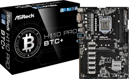 Asrock H110 Pro BTC+ Intel LGA1151 DDR4 ATX Anakart