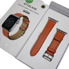 Wiwu Attelage Genuine Leather Watch Bands for Apple Watch 42/44/45mm