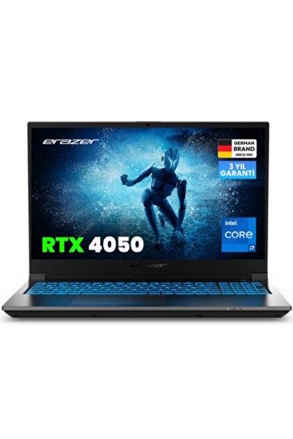 ERAZER Crawler E50i MD600013-R16 i7-12650H 16GB 512GB RTX4050 15.6" DOS 3 Yıl Garanti, FHD 144Hz, 2x16GB DDR4 3200MHz