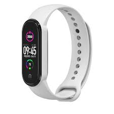 Zore Xiaomi Mi Band 5 Zore Klasik Kordon Beyaz ZRWA-MB5KK-SLKN14
