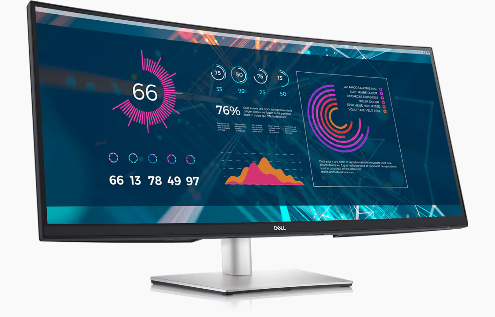 Dell 34" P3421W IPS Curved 5ms Type-C Monitör