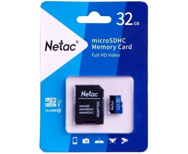 Netac 32GB MicroSDHC U3/C10 NT02P500STN-032G-S  up to 80MB/s SD Card
