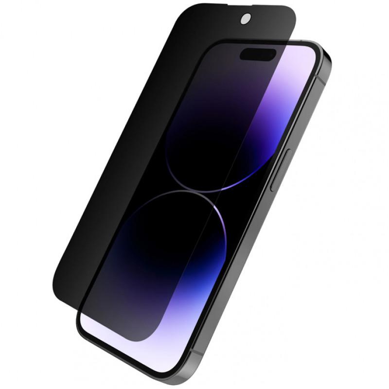 iphone 14 Pro siyah privacy Dayanaklı Cam E.