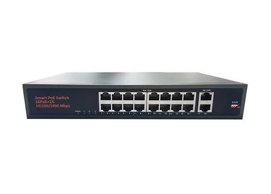 Spy SP-18250PLD 16Port PoE 250m PoE Switch