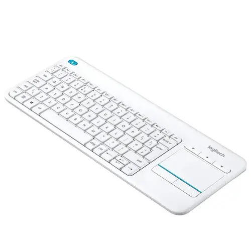 Logitech K400 Plus Touch Pad Kablosuz Unifying Klavye Beyaz 920-007150