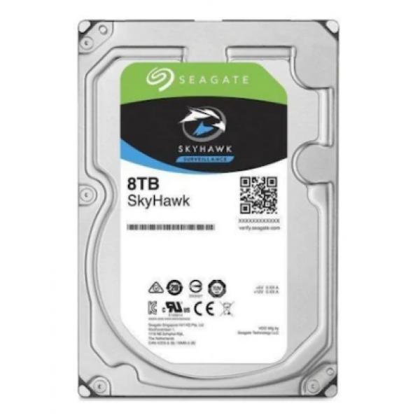 Seagate SKYHAWK 3,5" 8TB 256MB 5400 ST8000VX010  RV Sensör, SATA3, 64HD Kamera, 7/24 Güvenlik Diski