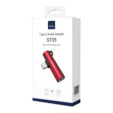 Zore Wiwu ST05 Type-C Ses Adaptörü Kırmızı 1082145275