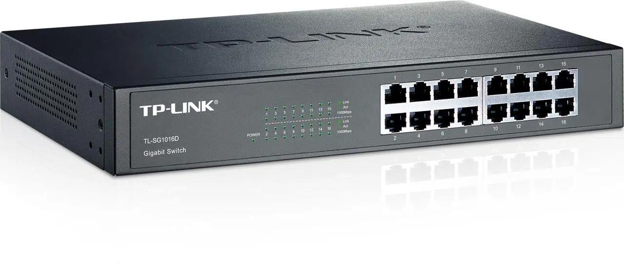 TP-LINK TL-SG1016D 16PORT 10/100/1000 YÖNETİLEMEZ SWITCH