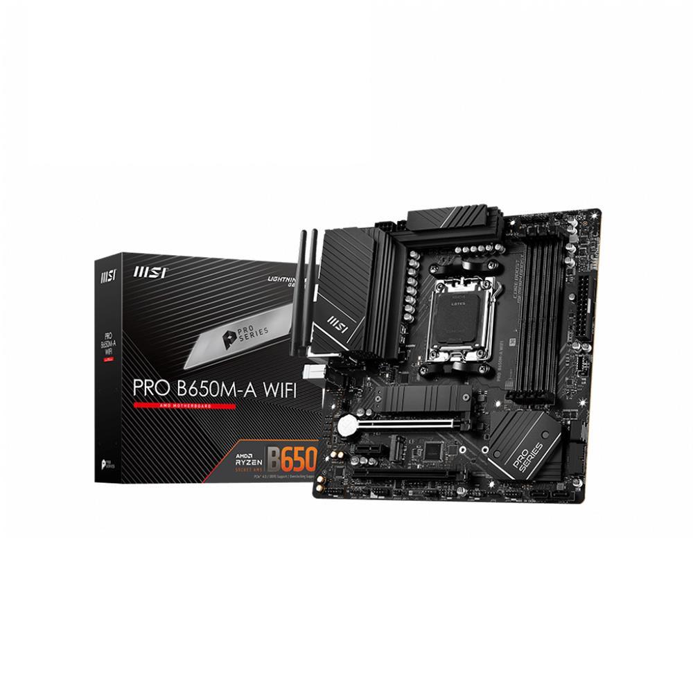 MSI PRO B650M-A WIFI DDR5 M.2 S+V+GL AM5 (ATX)