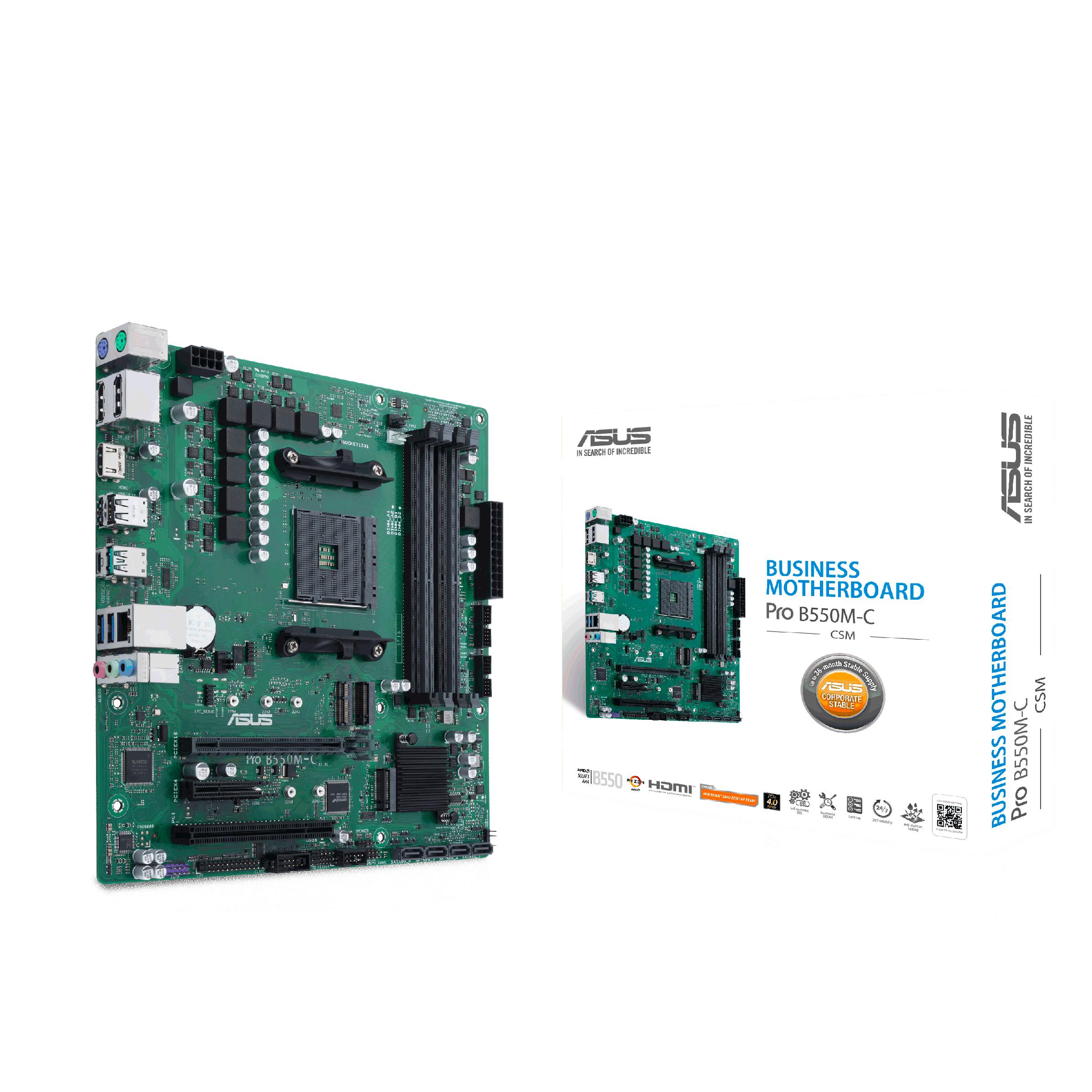 Asus PRO B550M-C/CSM DDR4 S+V+GL