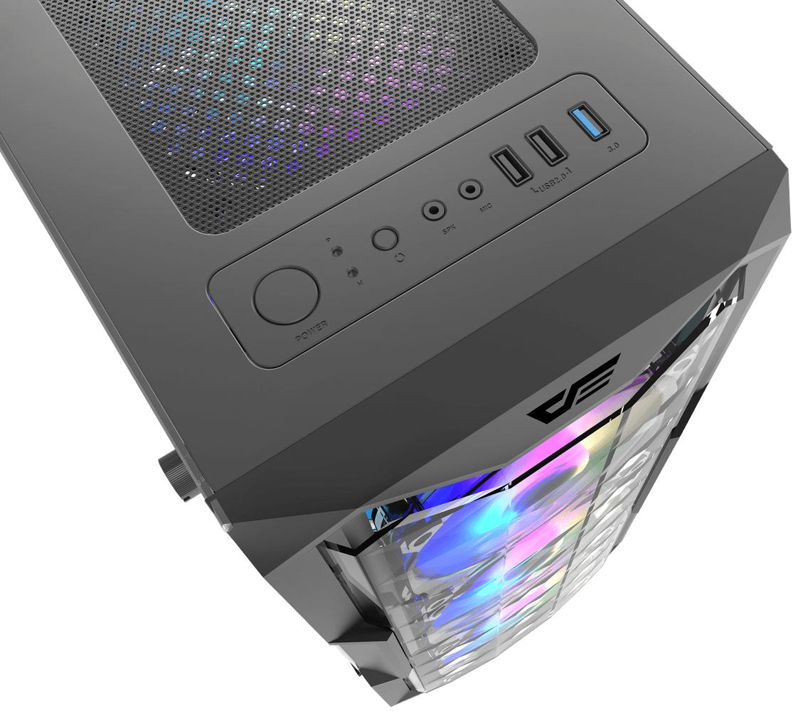 DarkFlash Aquarius-Acrylic RGB Mid Kasa ( PSU Yok )