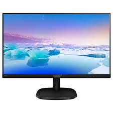 Philips 243V7QDSB-00 23,8'' IPS, 1920x1080, 5ms, Analog-DVI-HDMI, Siyah Monitör