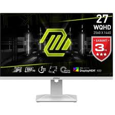 MSI 27" MAG 274QRFW Flat RAPID IPS 1ms FreeSync Pivot Beyaz WQHD Monitör