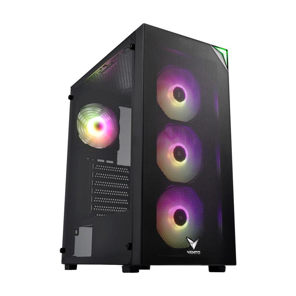 Vento VG3400S 750W 80+ GEN5 Bronze RGB Mid Tower Kasa ATX/Micro-ATX/Mini-ITX