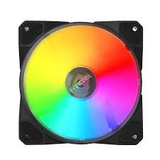 EVERCOOL F12 38CFM 1200RPM 12CM RAINBOW SİYAH KASA FANI