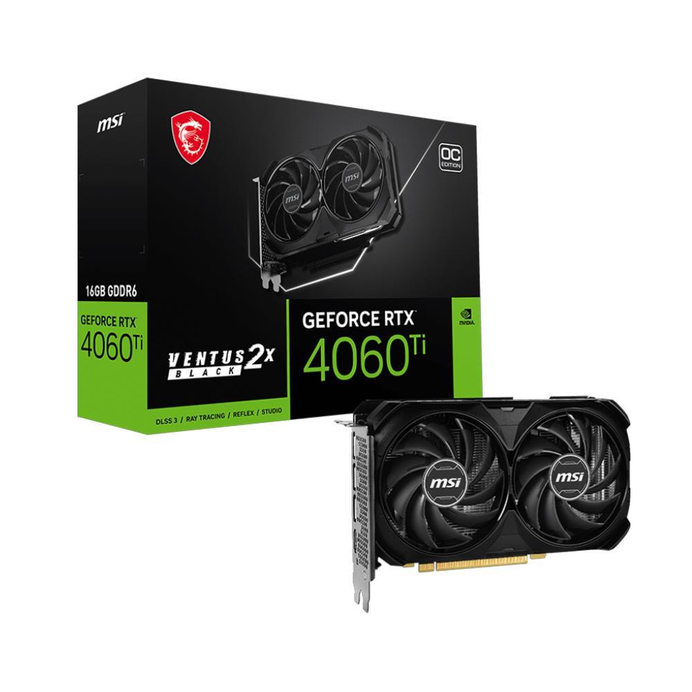 MSI GEFORCE RTX4060 TI VENTUS 2X BLACK 8G OC