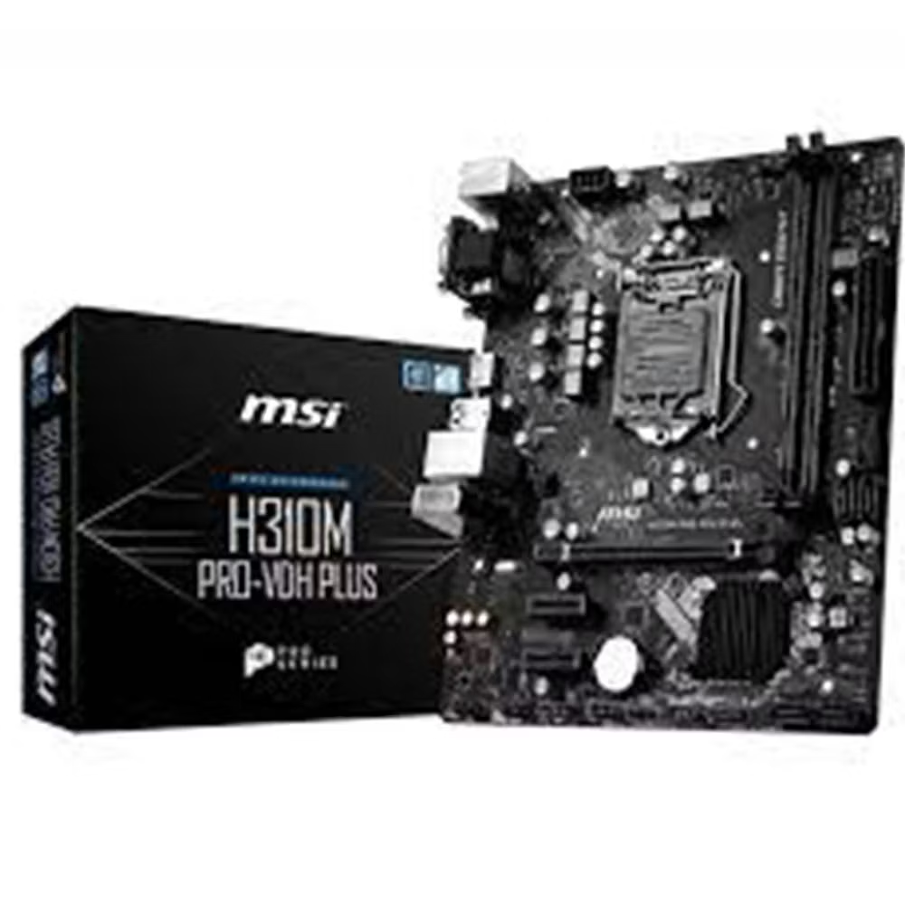 MSI H310M PRO-V PLUS Intel H310 Soket 1151 DDR4 2666 Mhz mATX Gaming Anakart