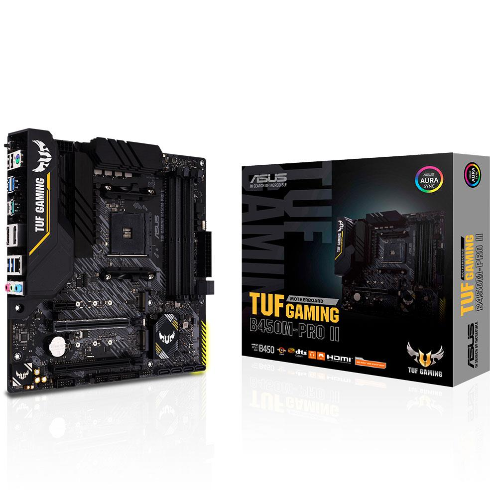 Asus TUF GAMING B450M-PRO II AMD B450 Soket AM4 DDR4 4400(OC)MHz mATX Gaming Anakart