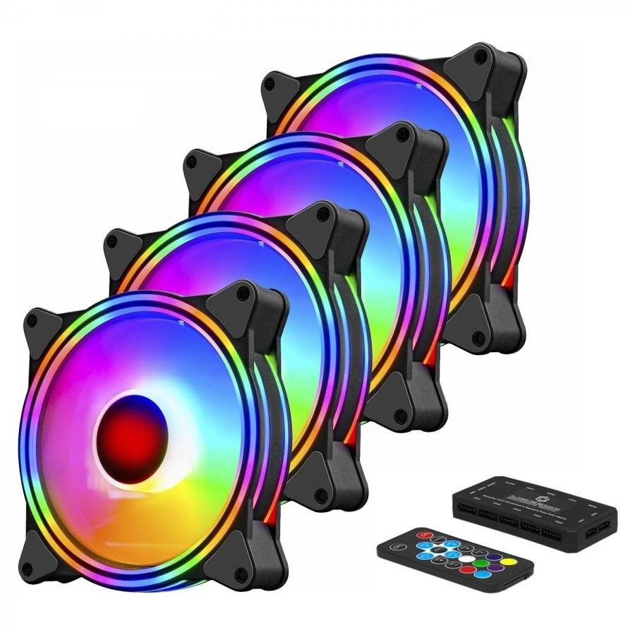 FRISBY FCL-F1272C 4X120mm ARGB FAN+ KONTROL HUB KF