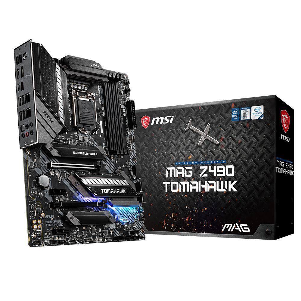 MSI MAG Z490 TOMAHAWK Intel Z490 Soket 1200 DDR4 4800(OC)MHz ATX Gaming Anakart