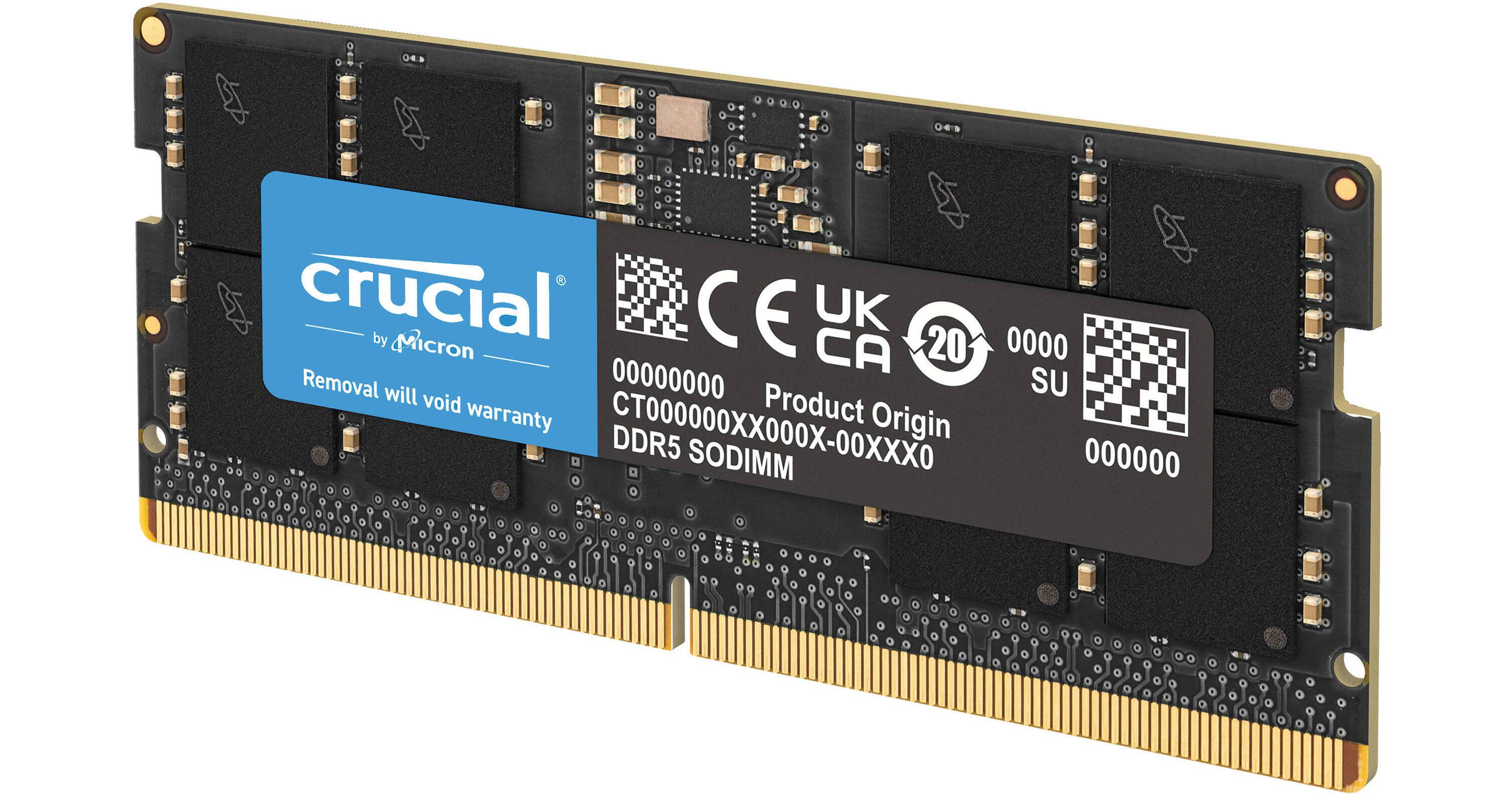 Crucial 8GB 4800Mhz DDR5 CT8G48C40U5