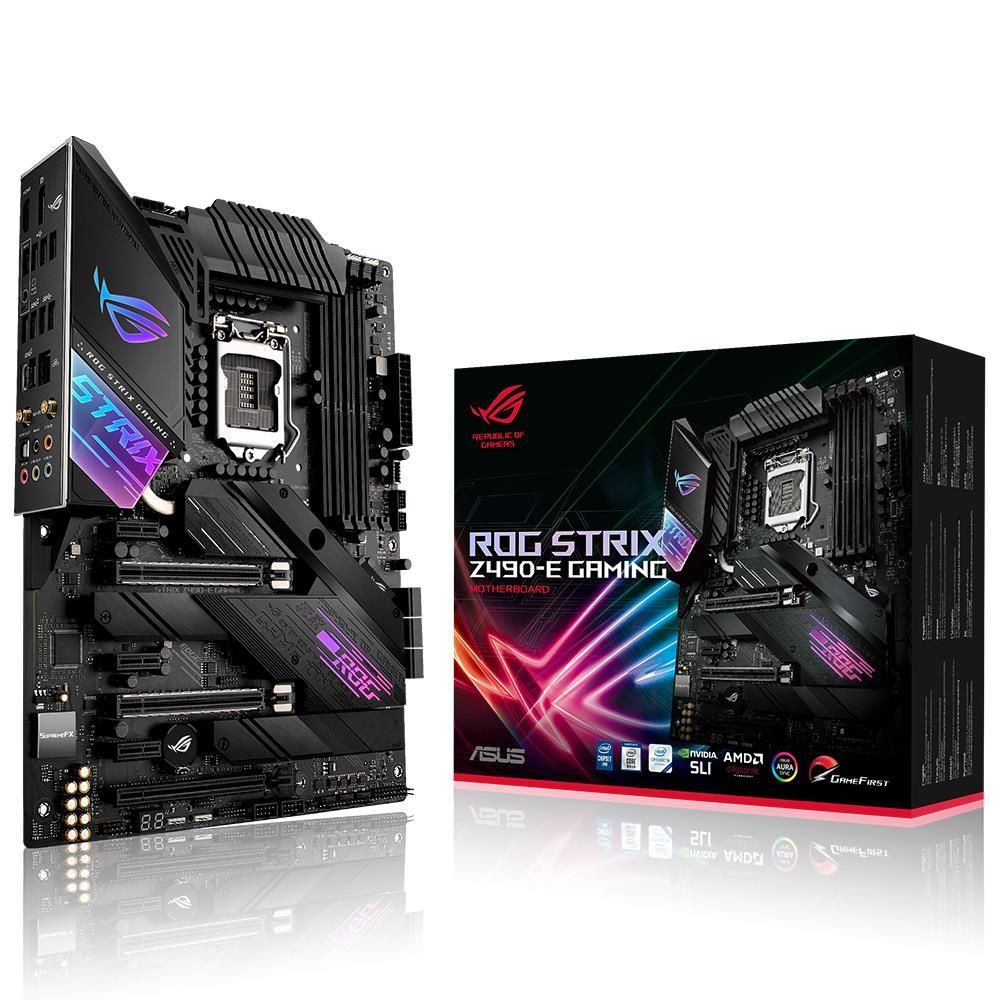 Asus ROG STRIX Z490-E GAMING Intel Z490 Soket 1200 DDR4 4600(OC)MHz ATX Anakart