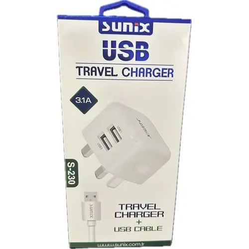 ŞARJ SET-S230 IPHONE 3,1 AMPER