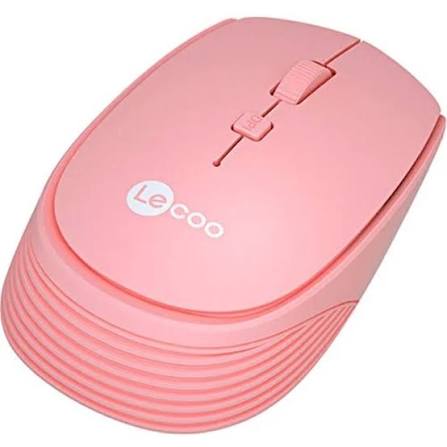 Lenovo Lecoo Kablosuz Mouse Pembe
