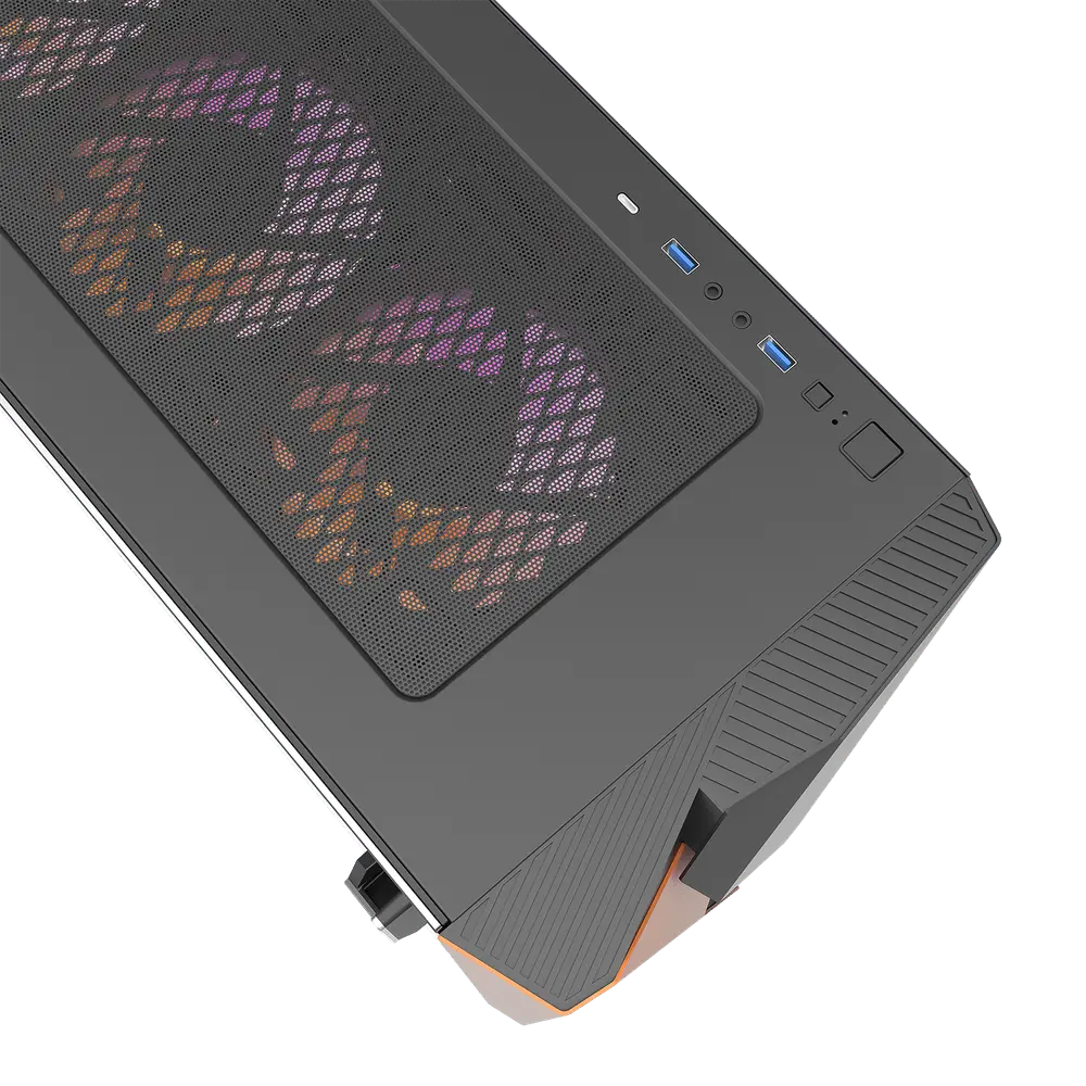 DarkFlash DLZ31-MESH Siyah Mid Kasa PSU yok