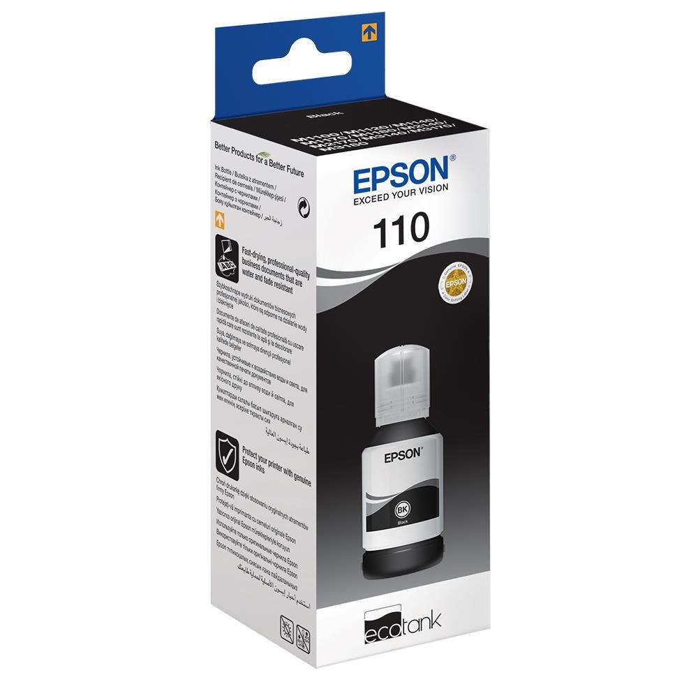 Epson C13T03P114A  110 Ecotank Black ink bottle
