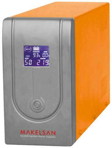 MAKELSAN LION 2200VA  LCD/USB (2x 9AH)  4-8dk