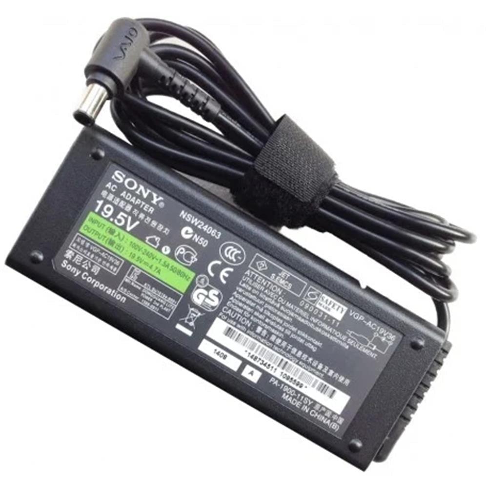 Sony Vaio 6.5x4.4 90W 19.5V 4.7A Adaptör Şarj Aleti-Cihazı (Pars Power)