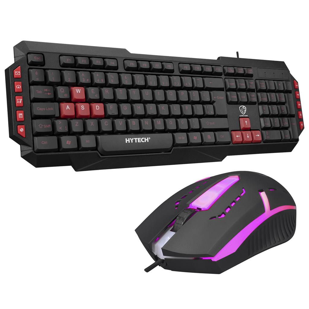 Hytech HYK-46 Gamy Combo Siyah Klavye + Mouse Set