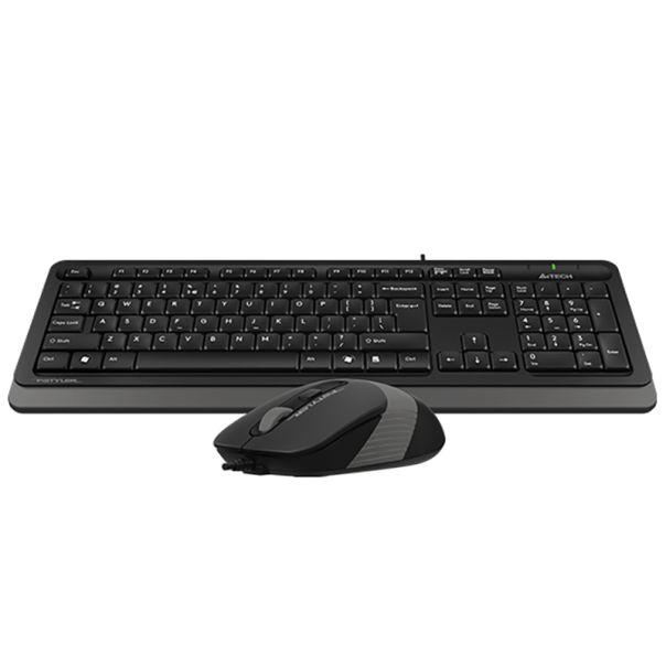 A4 Tech F1010 MM Klavye Mouse Set Gri USB