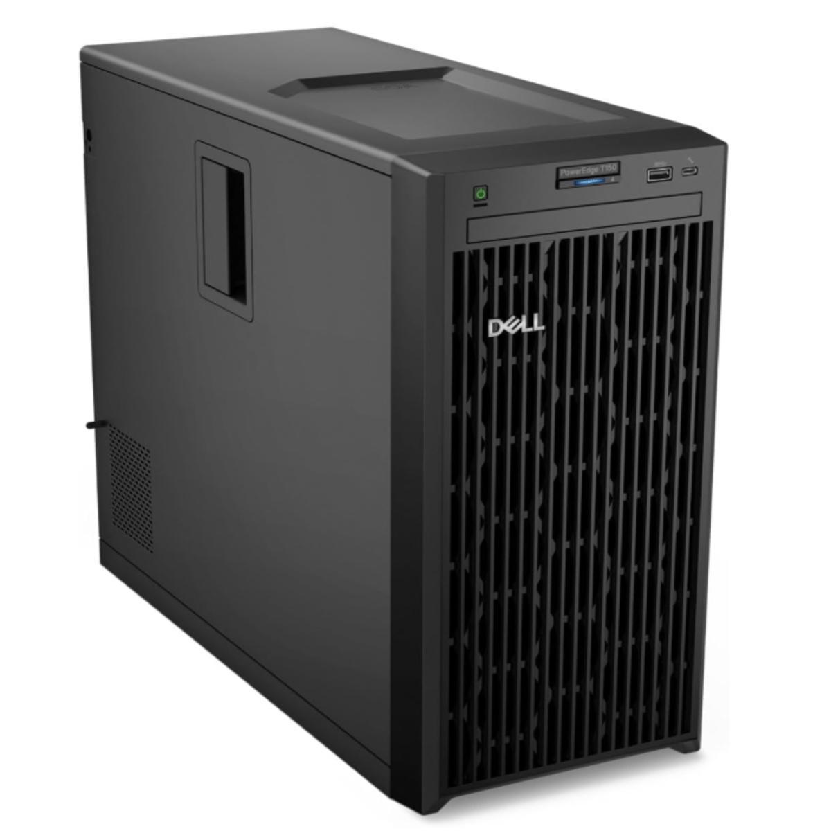 Dell PET150F2 E-2314 (4x8) 32GB 500GB SSD + 1TB HDD 300W  1/1xCPU, 4-Core, 4x8GB-4xRam UDIMM, 4x3,5"HDD, 1/1xPSU