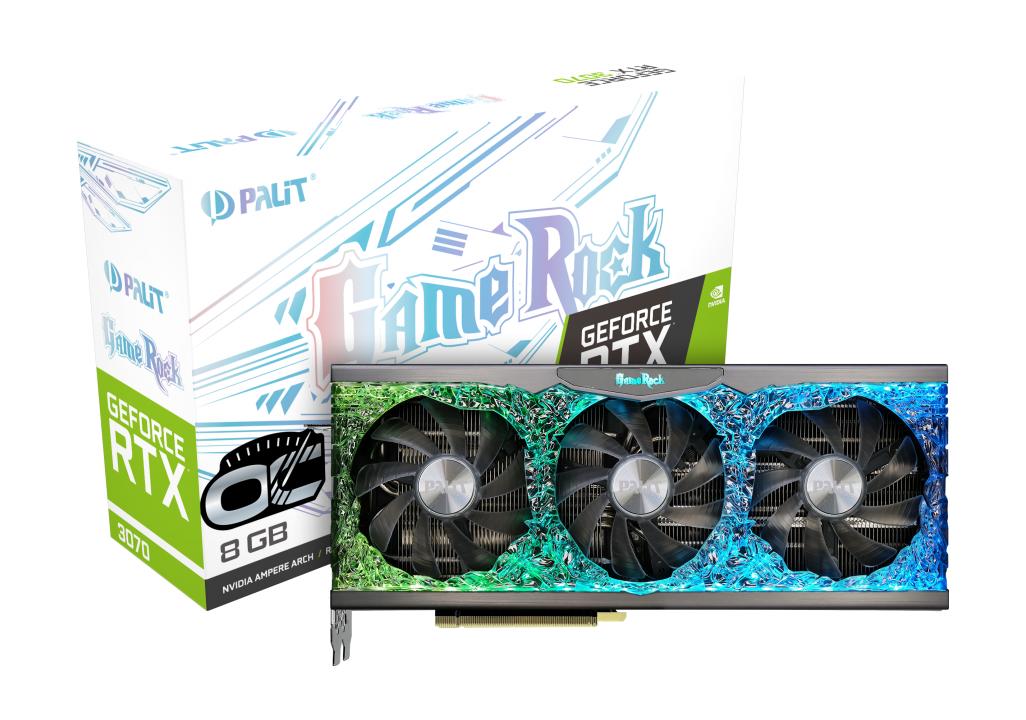 Palit GeForce RTX3070 GameRock 8GB 256 Bit Ekran Kartı