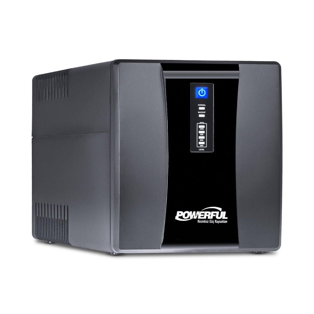POWERFUL UPS PL-1500 1500VA 5-12DK KESİNTİSİZ GÜÇ KAYNAĞI