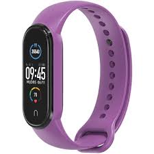 Zore Xiaomi Mi Band 5 Zore Klasik Kordon Mor ZRWA-MB5KK-SLKN10