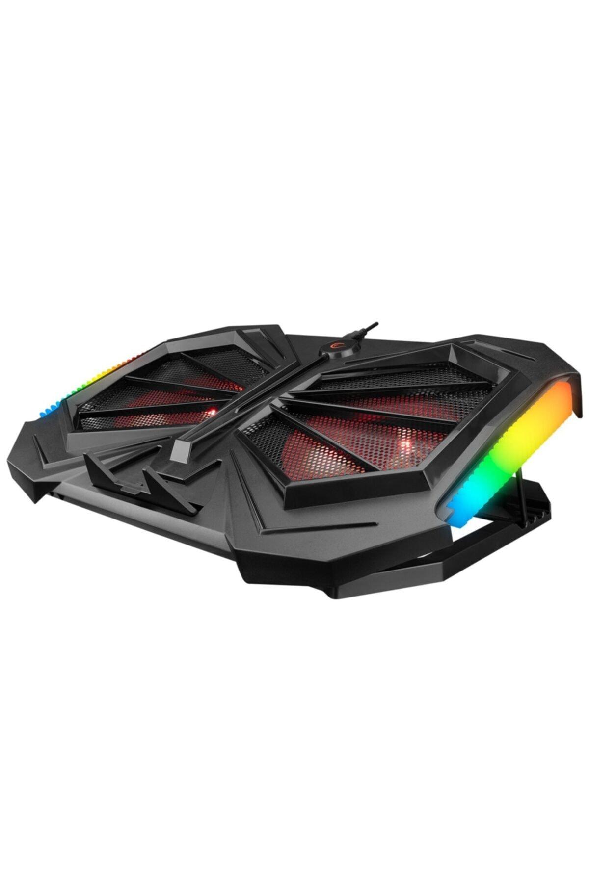 Addison Rampage AD-RC11 SPIDER RGB Işıklı 15"-17" Notebook Soğutucu Stand