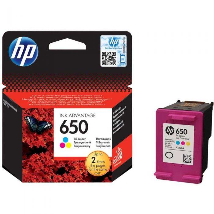 HP 650 Mürekkep Kartuş Renkli ( CZ102AE )
